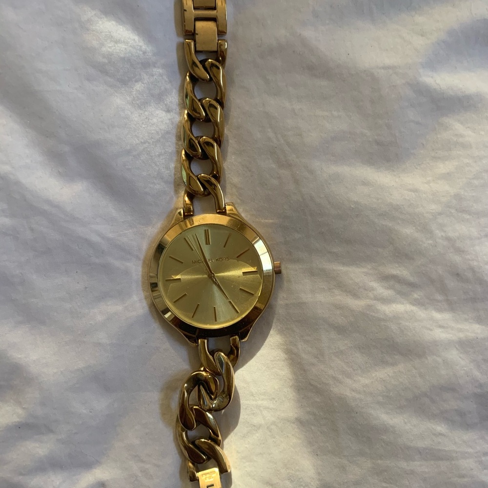 Michael Kors Gold Watch - Picture 1 of 3